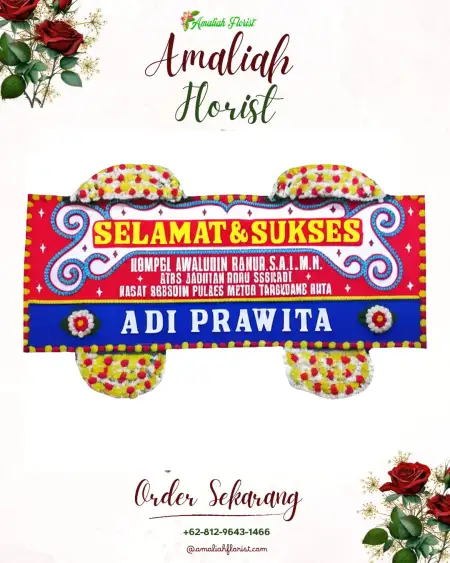 Papan Bunga Ucapan Selamat Tresnorejo